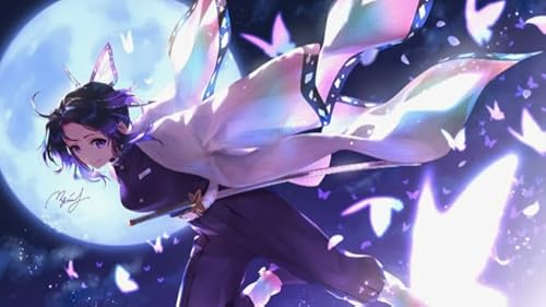 WDZFF 1000 Pieces,Japanese Animes Tanjirou Nezuko Demons,Jigsaw Art Picture,Colourful,Puzzles for Older Adults,Irregular Puzzle Pieces,Memory Cognition Games Zq140Zp von WDZFF