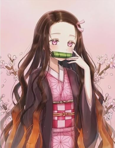 WDZFF 1000 Stück ，Bunt Fun Puzzle ，Bilder ，Gifts ，Japanese Animes Demons Nezuko ，Kinderspielzeug Lernspiele Poster - Kx248Zs von WDZFF