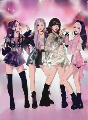 WDZFF 1000 Stück ，Bunt Fun Puzzle ，Bilder ，Gifts ，Korea Group Band Blackpinks ，Personalisiertes Heraus for Derungs Spielzeug Für Erwachsene ，Wand Kunst Dekoration - Kx229Zs von WDZFF
