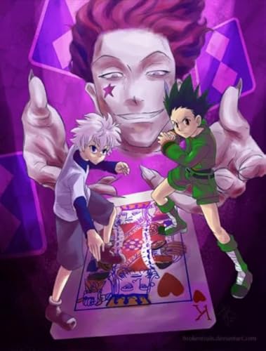 WDZFF 1000 Stück ，Bunt Fun Puzzle ，Bilder ，Japanese Animes Hunterss Hisoka ，Personalisiertes Spielzeug Für Erwachsene Für Kinder - Kx324Zs von WDZFF