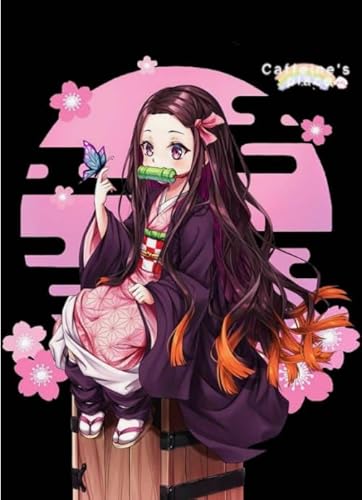 WDZFF 1000 Stück ，Bunt Puzzles ，Bilder ，Gifts ，Japanese Animes Demons Nezuko ，Personalisiertes Spielzeug Für Erwachsene Für Kinder - Kx305Zs von WDZFF