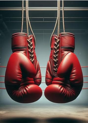 WDZFF 1000 Stück ，Irregular Puzzle ，Bilder ，Gifts ，Boxing Gloves Art Posters ，Dekompres Sions Spielzeug Für Erwachsene ，Gedächtnis- Und Wahrnehmungs Spiele - Kx287Zs von WDZFF