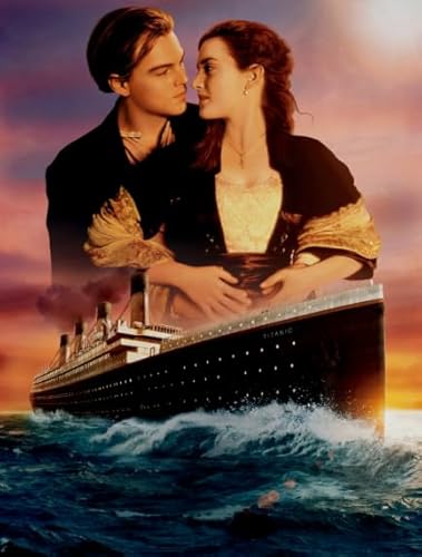 WDZFF 1000 Stück - Bilder - Gifts - Bunt Puzzle - Classic Film Titanic'S Poster - Personalisiertes Heraus for Derungs Spielzeug Für Erwachsene - Heim Dekoration - Kx274Zs von WDZFF