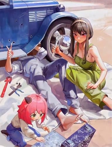 WDZFF 1000 Stück - Bilder - Gifts - Bunt Puzzle - Japanese Animes Familys Art Poster - Lernspielzeug Für Kinder - Gedächtnis- Und Wahrnehmungs Spiele - Kx185Zs von WDZFF