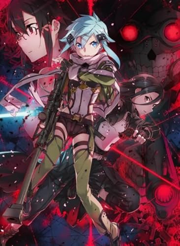 WDZFF 1000 Stück - Bilder - Gifts - Bunt Puzzle - Japanese Animes Onlines Kirigaya Kazuto - Lernspielzeug Für Kinder - Gedächtnis- Und Wahrnehmungs Spiele - Kx343Zs von WDZFF