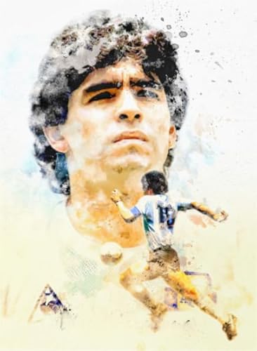 WDZFF 1000 Stück - Bilder - Gifts - Bunt Puzzle - Soccer Player Maradonas - Poster Mit Spielzeugen Für Erwachsene Und Familien - Spiele Zur Stressreduzierung Für Die Ganze Familie - Kx297Zs von WDZFF