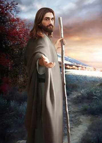 WDZFF 1000 Stück - Bilder - Gifts - Irregular Puzzle - Jesus Art Oil Painting - Wall Decoration - Gedächtnis- Und Wahrnehmungs Spiele Für Ältere Menschen - Kx377Zs von WDZFF