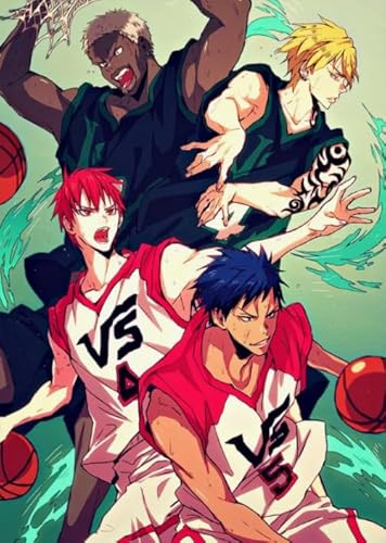 WDZFF 1000 Stück - Fun Puzzle - Poster - Gifts - Japanese Animes Kuroko's Basketball - Stressabbau-Spiel Für Erwachsene, Kunstbild - Lernspielzeug Für Kinder - Kx364Zs von WDZFF