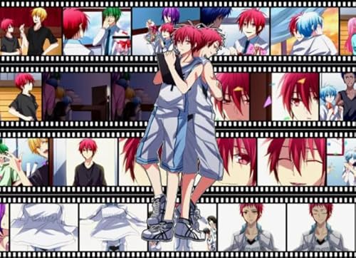 WDZFF 1000 Stück - Fun Puzzle - Poster - Gifts - Japanese Animes Kuroko's Basketball - Stressabbau-Spiel Für Erwachsene, Kunstbild - Lernspielzeug Für Kinder - Kx366Zs von WDZFF