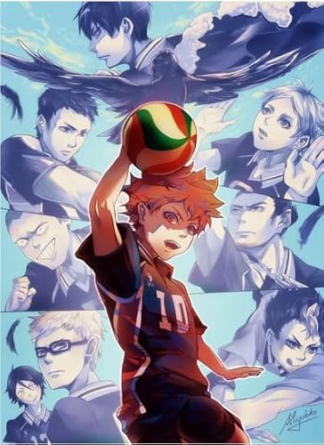 WDZFF 1000 Stück - Fun Puzzle - Poster - Gifts - Japanese Classic Anime Haikyuu!! - Personalisiertes Spielzeug Für Erwachsene Für Kinder - Kx180Zs von WDZFF