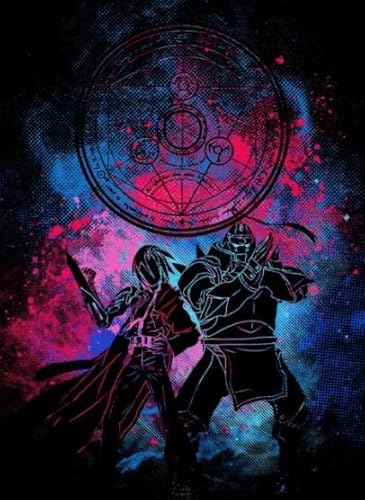 WDZFF 1000 Stück - Japanese Animes Fullmetal Alchemys - Colour Puzzle - Lernspielzeug Für Kinder Puzzle - Kx450Zs von WDZFF