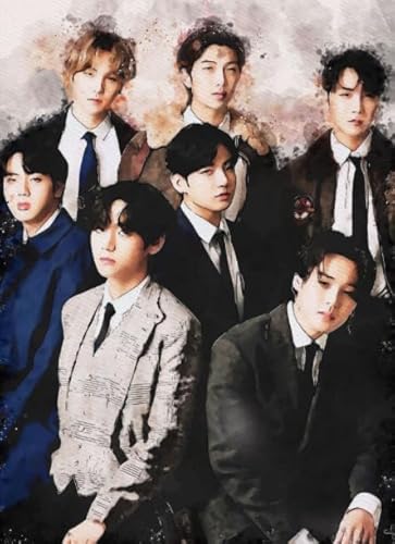 WDZFF 1000 Stück - Korean Boyband Bang Bt.S - Art Posters Puzzle - Lernspielzeug Für Erwachsene Und Familien - Kx485Zs von WDZFF