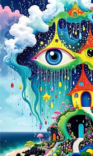 WDZFF 1000 Stück Puzzle, Colourful Eye Art Abstract Puzzle Paintings, Für Adult Personalised Challenge Toys Gifts, Raum Dekoration Sx295Zp WDZFF 1000 Stück Puzzle, Colourful Eye Art Abstract Puzzle Paintings, Für Adult Personalised Challenge Toys Gifts, Raum Dekoration Sx295Zp von WDZFF