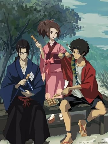 WDZFF 1000 Teile, Japanese Animes Champloo Plakat Bild ，Buntes Puzzle， Personalisiertes Puzzle-Spielzeug Für Kinder Und Erwachsene Xa459Wp von WDZFF