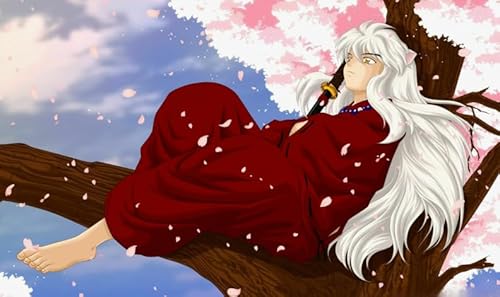 WDZFF 1000 Teile, Japanese Animes Inuyashas Plakat, Buntes Puzzles, Lernspielzeug Für Kinder,Erwachsene Spaß Herausforderung Spielzeug,Wand Kunst Dekoration Xa741Wp von WDZFF