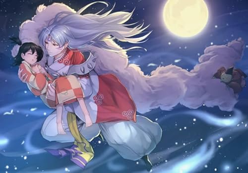 WDZFF 1000 Teile, Japanese Animes Inuyashas Plakat, Buntes Puzzles, Lernspielzeug Für Kinder,Erwachsene Spaß Herausforderung Spielzeug,Wand Kunst Dekoration Xa746Wp von WDZFF