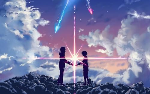 WDZFF 1000 Teile Puzzle, Japanese Animes Yours Name Plakat, Irreguläres Puzzle, Lernspielzeug Für Kinder Xa290Wp von WDZFF