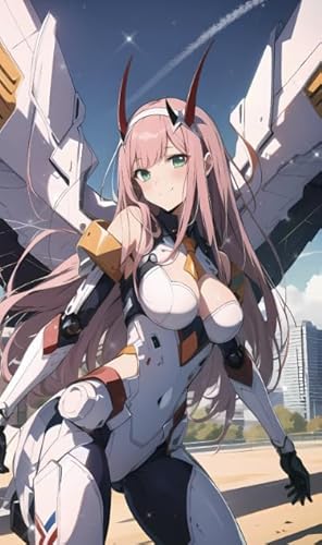 WDZFF 1000 Teile Puzzle ，Japanese Animes Franxx Plakat ，Für Lernspielzeug Für Kinder ，Erwachsene Familie Stress Relief Puzzle Spielzeug Kq376Zp von WDZFF