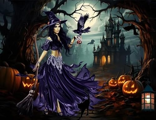 WDZFF 1000 Teile Puzzle - Unregelmäßige Puzzle-Teile - Erwachsene Stressabbau Spiel Kunst Bild - Witchs and Black Cats Plakat - Lernspielzeug Für Kinder Kq101Zp WDZFF 1000 Teile Puzzle - Unregelmäßige Puzzle-Teile - Erwachsene Stressabbau Spiel Kunst Bild - Witchs and Black Cats Plakat - Lernspielzeug Für Kinder Kq101Zp von WDZFF