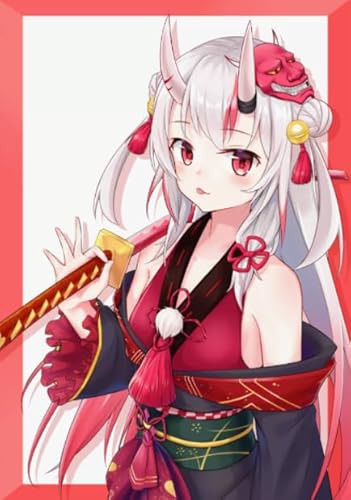 WDZFF 1000 Teile Puzzles ，Nakiri Ayames Anime Bilder Plakats，Für Lernspiele Für Kinder ， Personalisiertes Puzzle-Spielzeug Für Kinder Und Erwachsene Kq295Zp von WDZFF