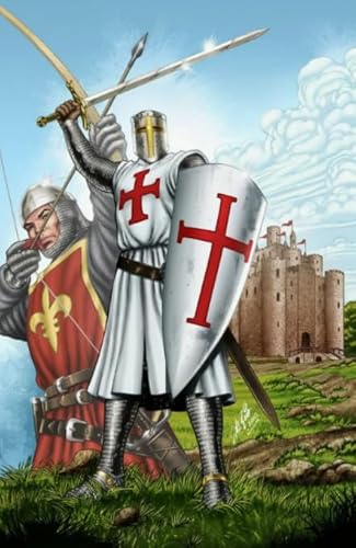 WDZFF 1000 Teile Puzzles - Medievals Cruciata Art Bilder - Buntes Puzzle - Familien Spiele Zur Stressreduzierung - Erwachsene Stressabbau Spiel Kunst Bild Kq44Zp von WDZFF