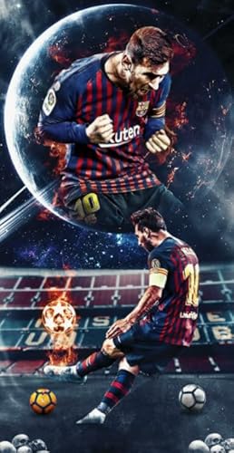 WDZFF 1000 Teile - Soccer Player 10 Plakat Kunst Puzzle - Adult Toys Stressabbau Spiel - Wand Kunst Dekoration - Familien Spiele Zum Stressabbau Xa99Wp von WDZFF