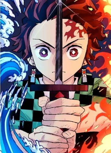WDZFF Colourful Puzzle - 1000 Stück - Difficult Puzzle - Demons Japanese Animes Poster - Lernspielzeug Für Kinder - Personalisiertes Heraus for Derungs Spielzeug Für Erwachsene - Kx106Zs von WDZFF