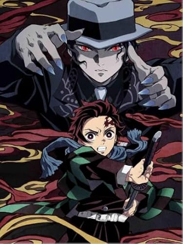 WDZFF Colourful Puzzle - 1000 Stück - Difficult Puzzle - Demons Japanese Animes Poster - Lernspielzeug Für Kinder - Personalisiertes Heraus for Derungs Spielzeug Für Erwachsene - Kx107Zs von WDZFF