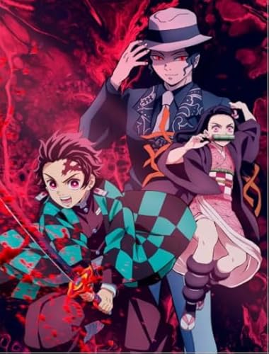 WDZFF Colourful Puzzle - 1000 Stück - Difficult Puzzle - Demons Japanese Animes Poster - Lernspielzeug Für Kinder - Personalisiertes Heraus for Derungs Spielzeug Für Erwachsene - Kx108Zs von WDZFF