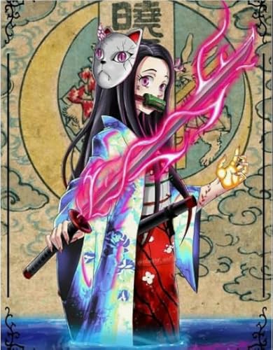 WDZFF Colourful Puzzle - 1000 Stück - Difficult Puzzle - Demons Japanese Animes Poster - Lernspielzeug Für Kinder - Personalisiertes Heraus for Derungs Spielzeug Für Erwachsene - Kx109Zs von WDZFF
