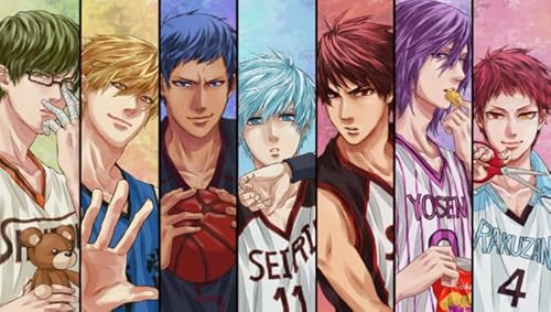 WDZFF Japanese Animes Kuroko's Basketball, 1000 Teile Puzzles, Personalisiertes Puzzle-Spielzeug Für Kinder Und Erwachsene ，Familie Spaß Herausforderung Spielzeug Xa144Wp von WDZFF