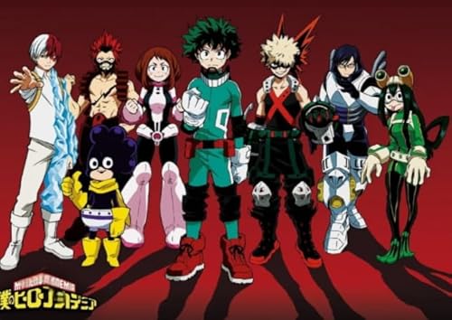 WDZFF Japanese Animes My Heross Academias Plakat - 1000 Teile Puzzles - Lernspielzeug Für Kinder - Personalisiertes Herausfürderungs Spielzeug Für Erwachsene Kq304Zp WDZFF Japanese Animes My Heross Academias Plakat - 1000 Teile Puzzles - Lernspielzeug Für Kinder - Personalisiertes Herausfürderungs Spielzeug Für Erwachsene Kq304Zp von WDZFF