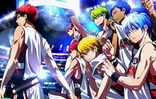 WDZFF Jigsaw Puzzle 1000 Stück Anime Kuroko's Basketball Poster Für Puzzle Home Stressabbau Spiel Zs296Wy von WDZFF