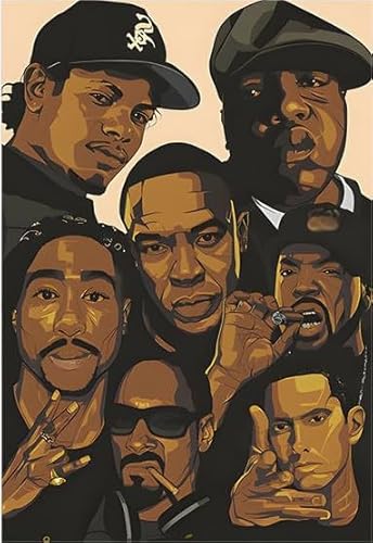 WDZFF Puzzle 1000 Pcs - Rappers Singers Art Oil Painting - Personalisiertes Heraus for Derungs Spielzeug Für Erwachsene - Familienspaß-Heraus for Derungs Spielzeug - Kx441Zs WDZFF Puzzle 1000 Pcs - Rappers Singers Art Oil Painting - Personalisiertes Heraus for Derungs Spielzeug Für Erwachsene - Familienspaß-Heraus for Derungs Spielzeug - Kx441Zs von WDZFF