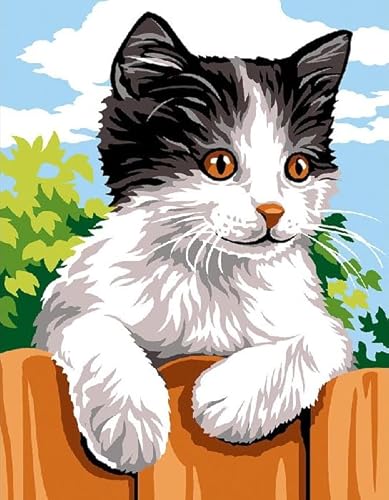 WDZFF Puzzle 1000 Stück, Art Cat Paintings Poster Picture, Stressabbau-Poster Für Erwachsene, Colourful Irregular Puzzle, Fun Memory Games for Children's Pw251Zp von WDZFF
