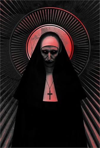 WDZFF Puzzle 1000 Stück, Classic Horror Movie The Nun Plakat, Erwachsene Spaß Herausforderung Spielzeug, Erwachsene Familie Stress Relief Puzzle Spielzeugs Xa309Wp von WDZFF