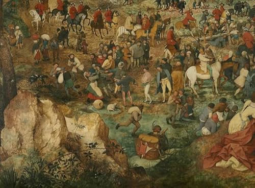 WDZFF Puzzle 1000 Stück - Bruegels Classic Art Oil Painting Poster -Familienspaß-Herausforderungs Spielzeug - Wand Kunst Dekoration - Stressabbau-Spiel Für Erwachsene, Kunstbild Gifts - Jx128Zp von WDZFF