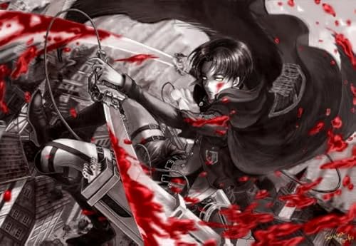 WDZFF Puzzle 1000 Stück - Japanese Animes Attacksss On Titanss - Art Puzzle - Dekompres Sions Spiel Für Kinder Spielzeug - Kx451Zs von WDZFF
