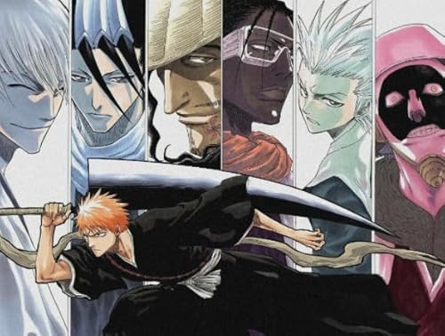 WDZFF Puzzle 1000 Stück - Japanese Animes Bleachs Kurosaki - Art Puzzle - Dekompres Sions Spiel Für Kinder Spielzeug - Kx445Zs von WDZFF