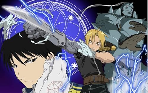 WDZFF Puzzle 1000 Stück - Japanese Animes Classic Fullmetal Alchemys Posters - Schwieriges Heraus Forderungs Spielzeug Für Die Ganze Familie - Forderungs Spielzeug Für Erwachsene Gifts - Jx203Zp WDZFF Puzzle 1000 Stück - Japanese Animes Classic Fullmetal Alchemys Posters - Schwieriges Heraus Forderungs Spielzeug Für Die Ganze Familie - Forderungs Spielzeug Für Erwachsene Gifts - Jx203Zp von WDZFF