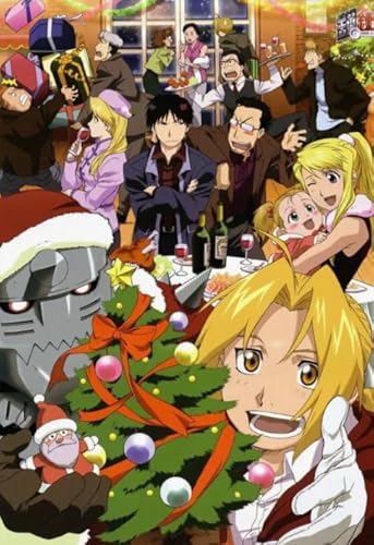 WDZFF Puzzle 1000 Stück - Japanese Animes Classic Fullmetal Alchemys Posters - Schwieriges Heraus Forderungs Spielzeug Für Die Ganze Familie - Forderungs Spielzeug Für Erwachsene Gifts - Jx204Zp von WDZFF