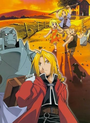 WDZFF Puzzle 1000 Stück - Japanese Animes Classic Fullmetal Alchemys Posters - Schwieriges Heraus Forderungs Spielzeug Für Die Ganze Familie - Forderungs Spielzeug Für Erwachsene Gifts - Jx205Zp WDZFF Puzzle 1000 Stück - Japanese Animes Classic Fullmetal Alchemys Posters - Schwieriges Heraus Forderungs Spielzeug Für Die Ganze Familie - Forderungs Spielzeug Für Erwachsene Gifts - Jx205Zp von WDZFF