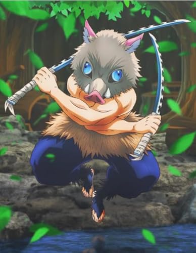 WDZFF Puzzle 1000 Stück - Japanese Animes Demons Tanjirou - Art Puzzle - Dekompres Sions Spiel Für Kinder Spielzeug - Kx419Zs von WDZFF