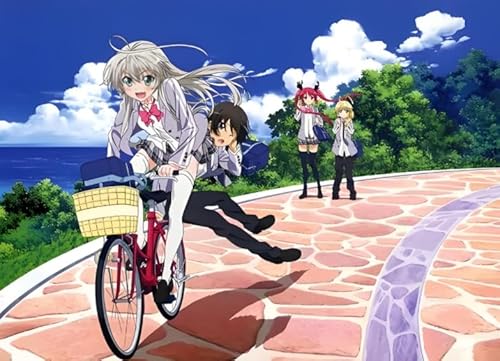 WDZFF Puzzle 1000 Stück - Japanese Animes Haiyores Nyaruko Posters - Art - Stressabbau-Spiel Für Erwachsene, Kunstbild - Schwieriges Heraus Forderungs Spielzeug Für Die Ganze Familie Gifts - Jx335Zp von WDZFF