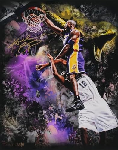 WDZFF Puzzle 1000 Stück - Kunstbild - Basketball Player 24 Posters - Lernspielzeug Für Erwachsene Puzzle - Abstract Gedächtnis Spiele Für Erwachsene - Gifts - Jx567Zp von WDZFF