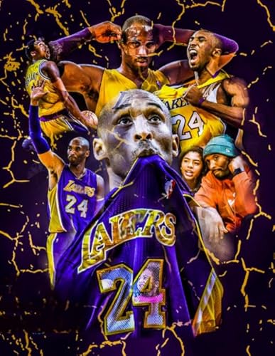 WDZFF Puzzle 1000 Stück - Kunstbild - Basketball Player 24 Posters - Lernspielzeug Für Erwachsene Puzzle - Abstract Gedächtnis Spiele Für Erwachsene - Gifts - Jx572Zp von WDZFF