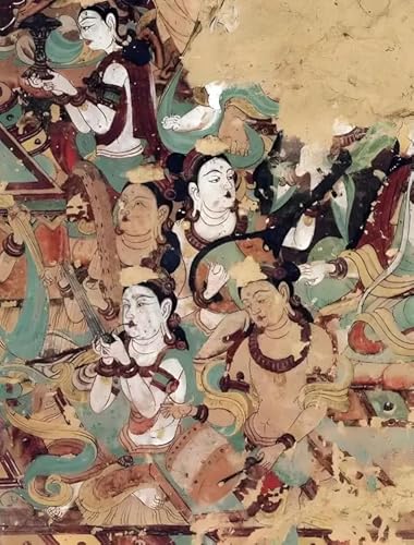 WDZFF Puzzle 1000 Stück - Kunstbild - Chinese Retro Style Dunhuang Murals - Abstract Art Puzzles - Lustige Gedächtnis- Und Wahrnehmungs Spiele - Tress Relief Toys for Family - Jx384Zp von WDZFF