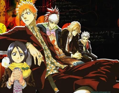 WDZFF Puzzle 1000 Stück - Kunstbild - Classic Japanese Anime Bleachs Posters - Herausforderungs Spiel Für Erwachsene - Lernspielzeug Für Die Ganze Familie Gifts - Jx498Zp von WDZFF