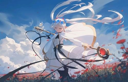 WDZFF Puzzle 1000 Stück - Kunstbild - Classic Japanese Anime Frieren: Beyond Journey'S End Posters - Adult's Lernspielzeug Für Die Ganze Familie - Lernspielzeug Für Kinder - Jx506Zp von WDZFF