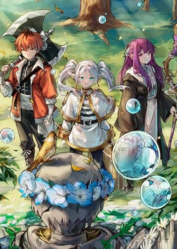 WDZFF Puzzle 1000 Stück - Kunstbild - Classic Japanese Anime Frieren: Beyond Journey'S End Posters - Puzzle Spielzeug Für Erwachsene -Familienspaß-Herausforderungs Spielzeug - Jx76Zp von WDZFF